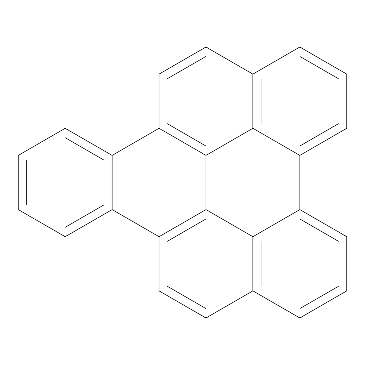 Naphtho(1,2,3,4-ghi)perylene molecular structure, CAS 190-84-1