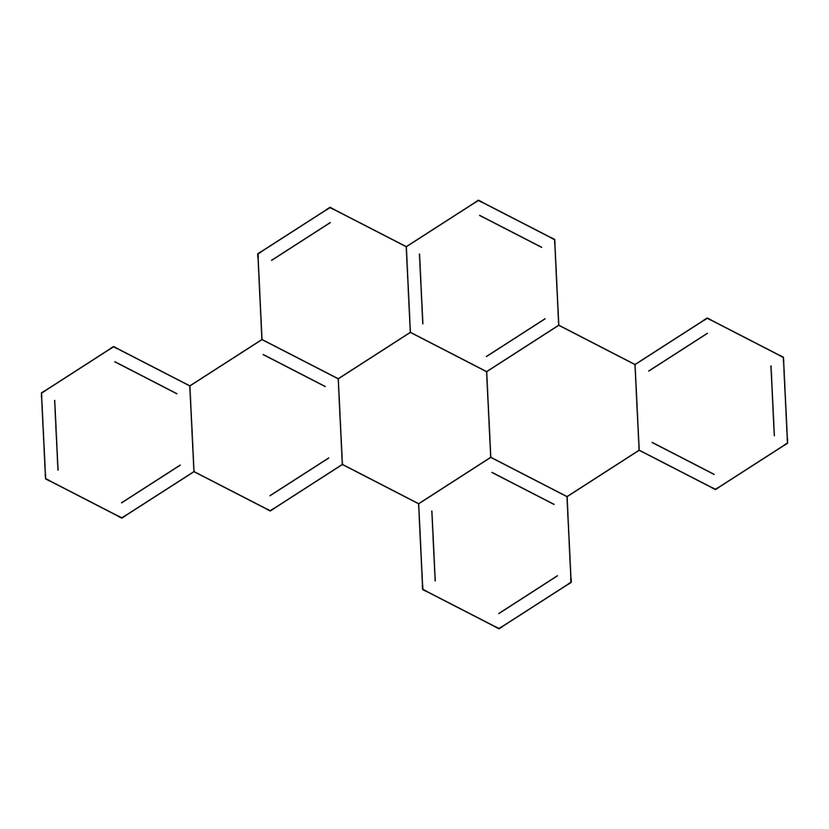 Benzo(qr)naphtho(2,1,8,7-fghi)pentacene molecular structure, CAS 190-87-4