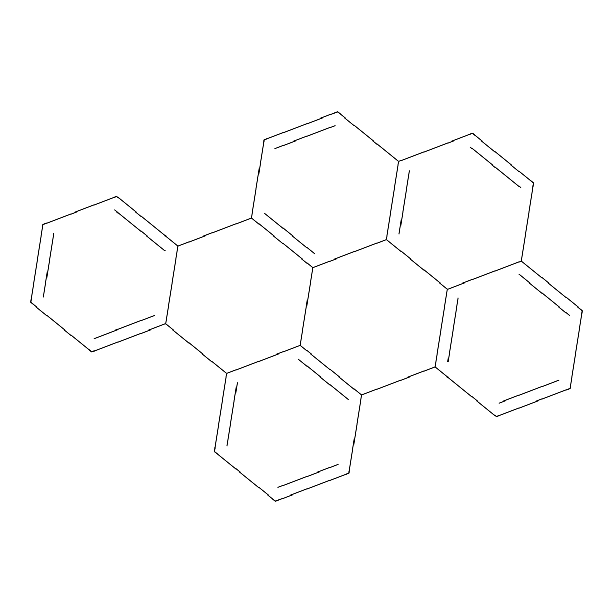 Dibenzo(b,pqr)perylene molecular structure, CAS 190-95-4