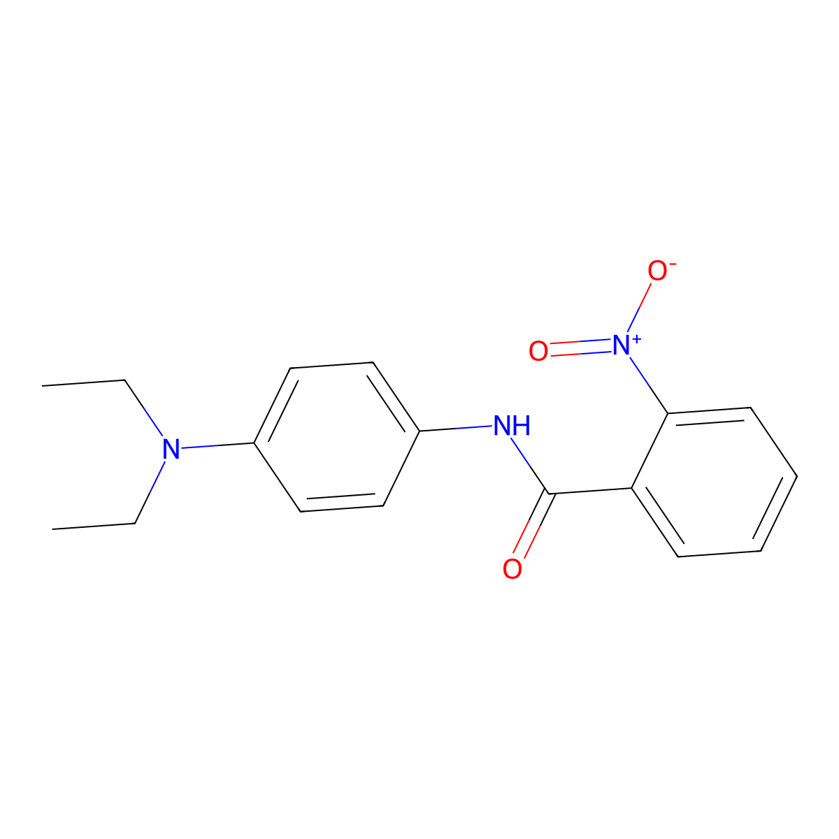 N-[4-(diethylamino)phenyl]-2-nitrobenzamide molecular structure, CAS 190062-59-0