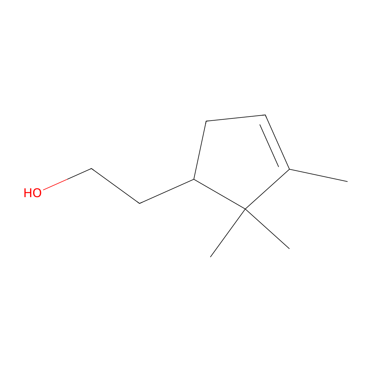 alpha-CAMPHOLENOL molecular structure, CAS 1901-38-8