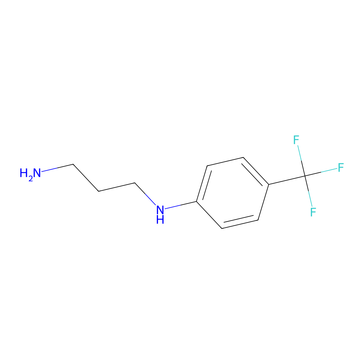 N1-[4-(Trifluoromethyl)phenyl]-1,3-propanediamine molecular structure, CAS 190127-70-9