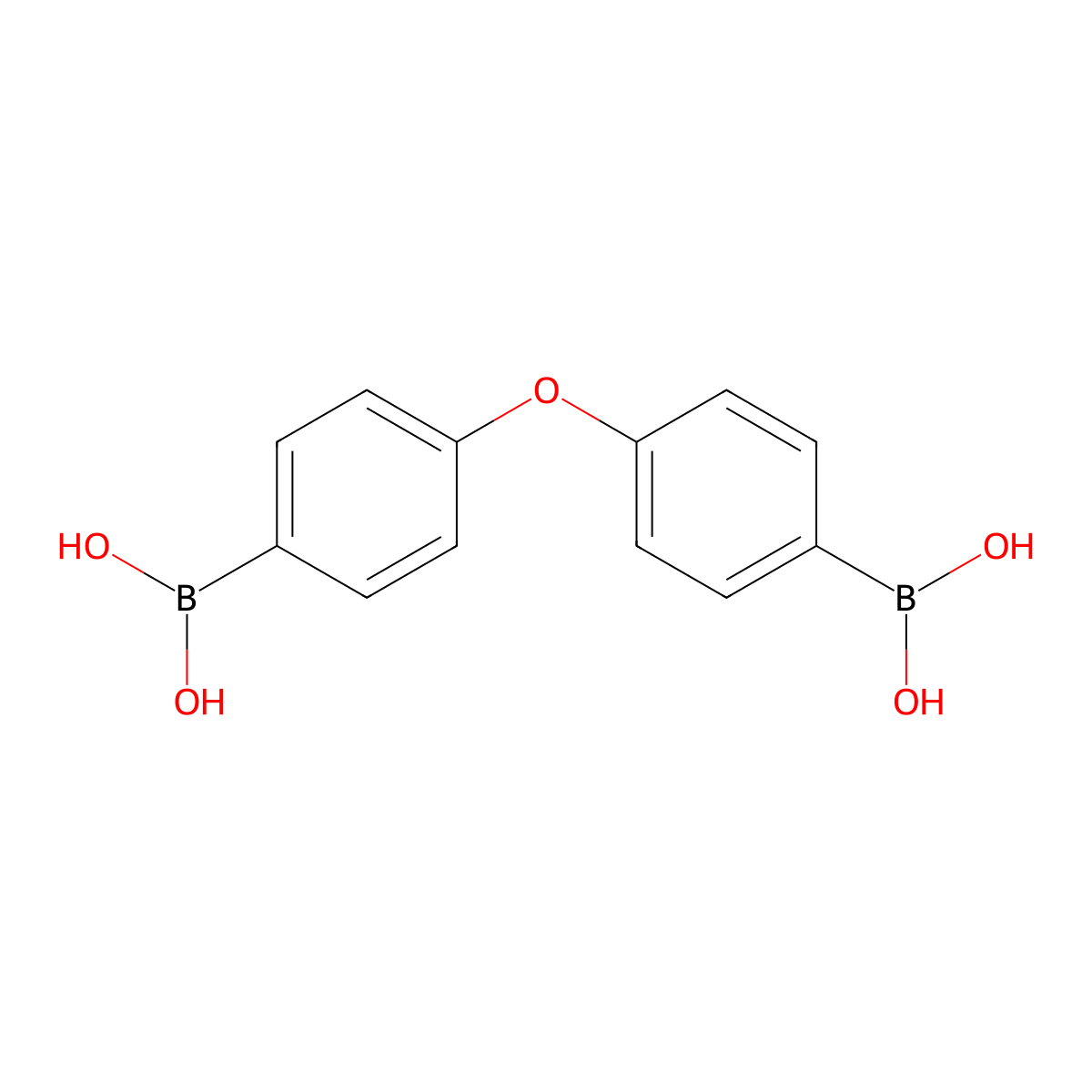[4-(4-boronophenoxy)phenyl]boronic Acid molecular structure, CAS 19014-29-0