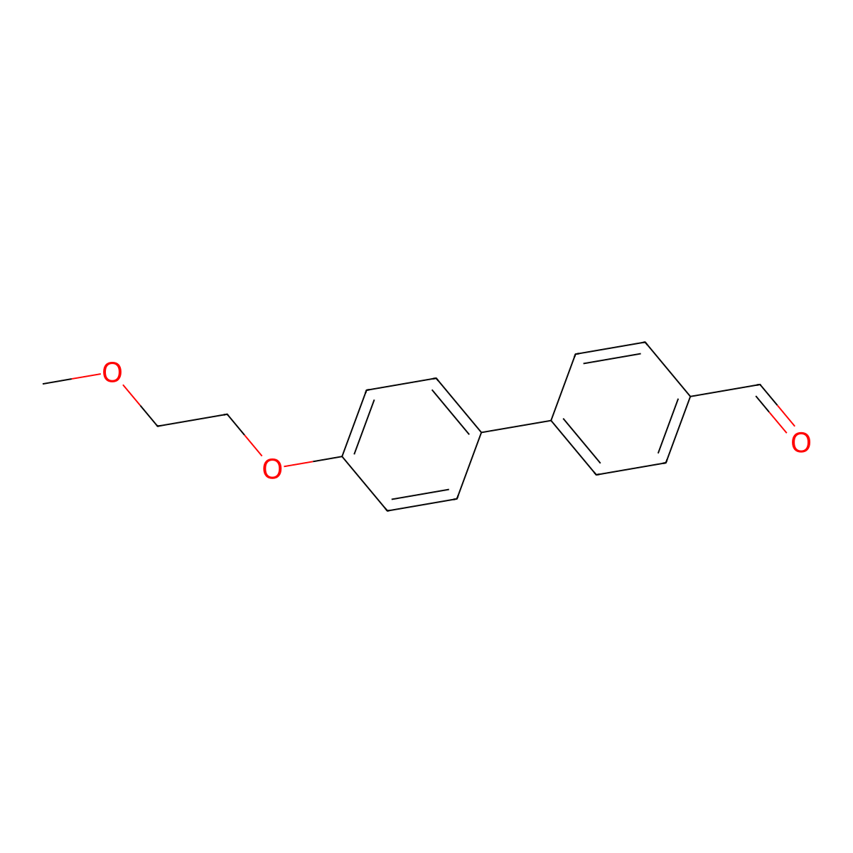 4'-(2-Methoxyethoxy)[1,1'-biphenyl]-4-carboxaldehyde molecular structure, CAS 1901751-80-1