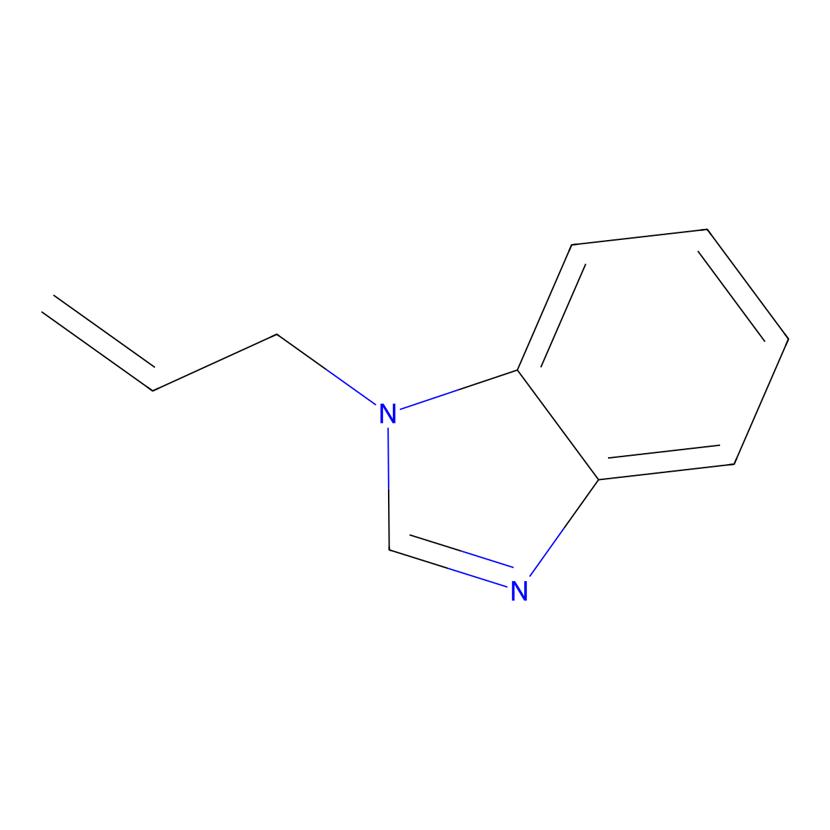 1-Allylbenzimidazole molecular structure, CAS 19018-22-5