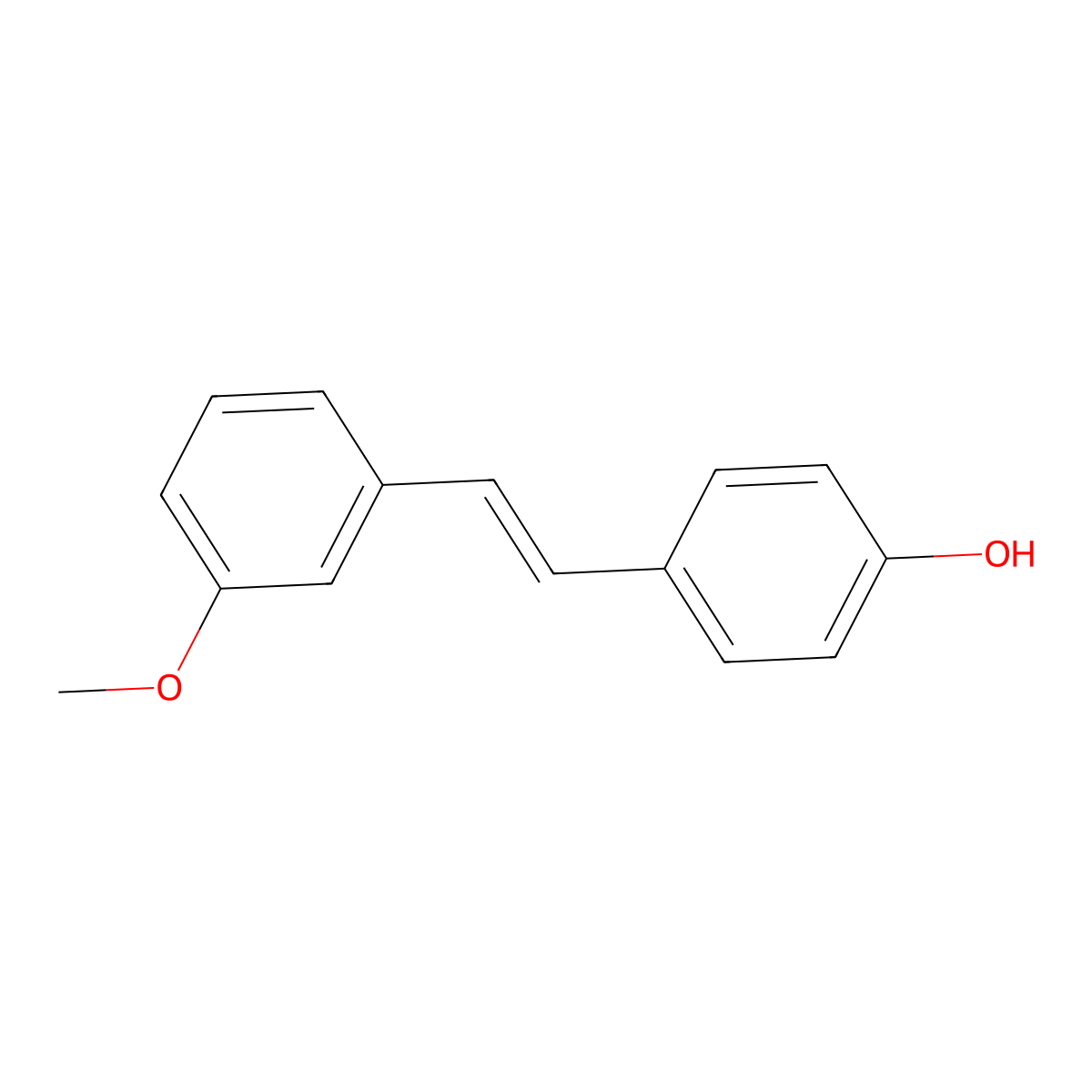 4-[2-(3-Methoxyphenyl)ethenyl]phenol molecular structure, CAS 190182-38-8