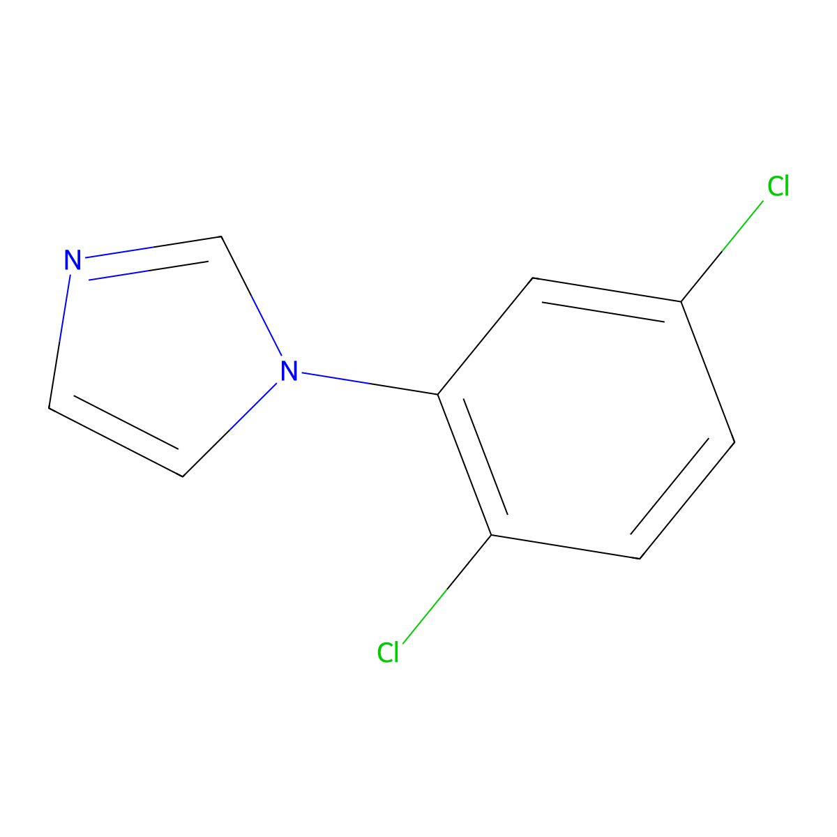 1-(2,5-Dichlorophenyl)-1H-imidazole molecular structure, CAS 190199-39-4