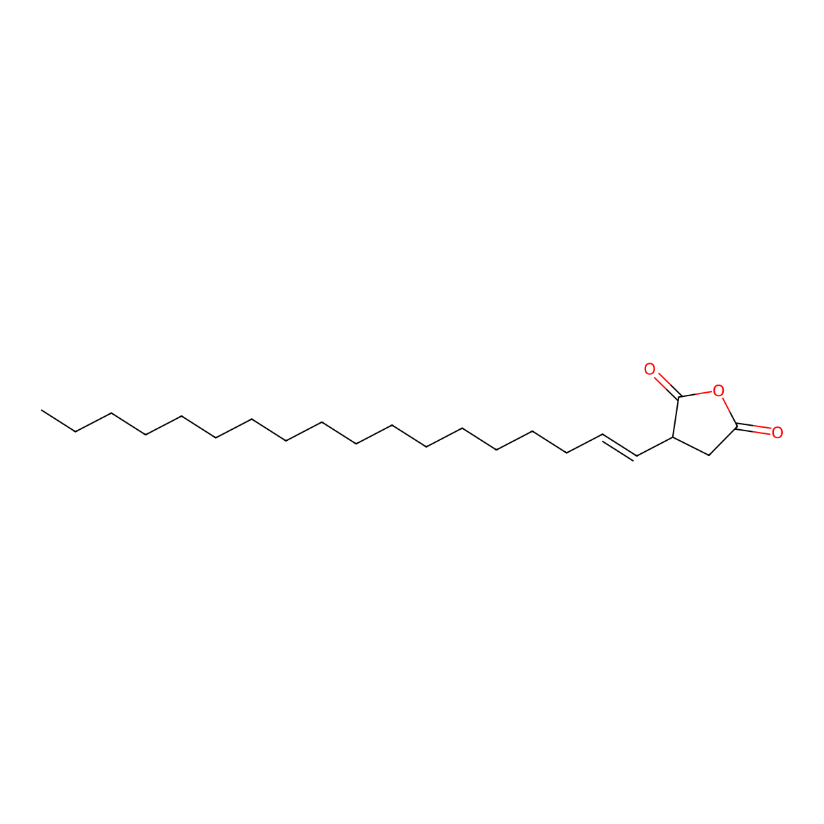 Dihydro-3-(1-octadecen-1-yl)-2,5-furandione molecular structure, CAS 19024-74-9