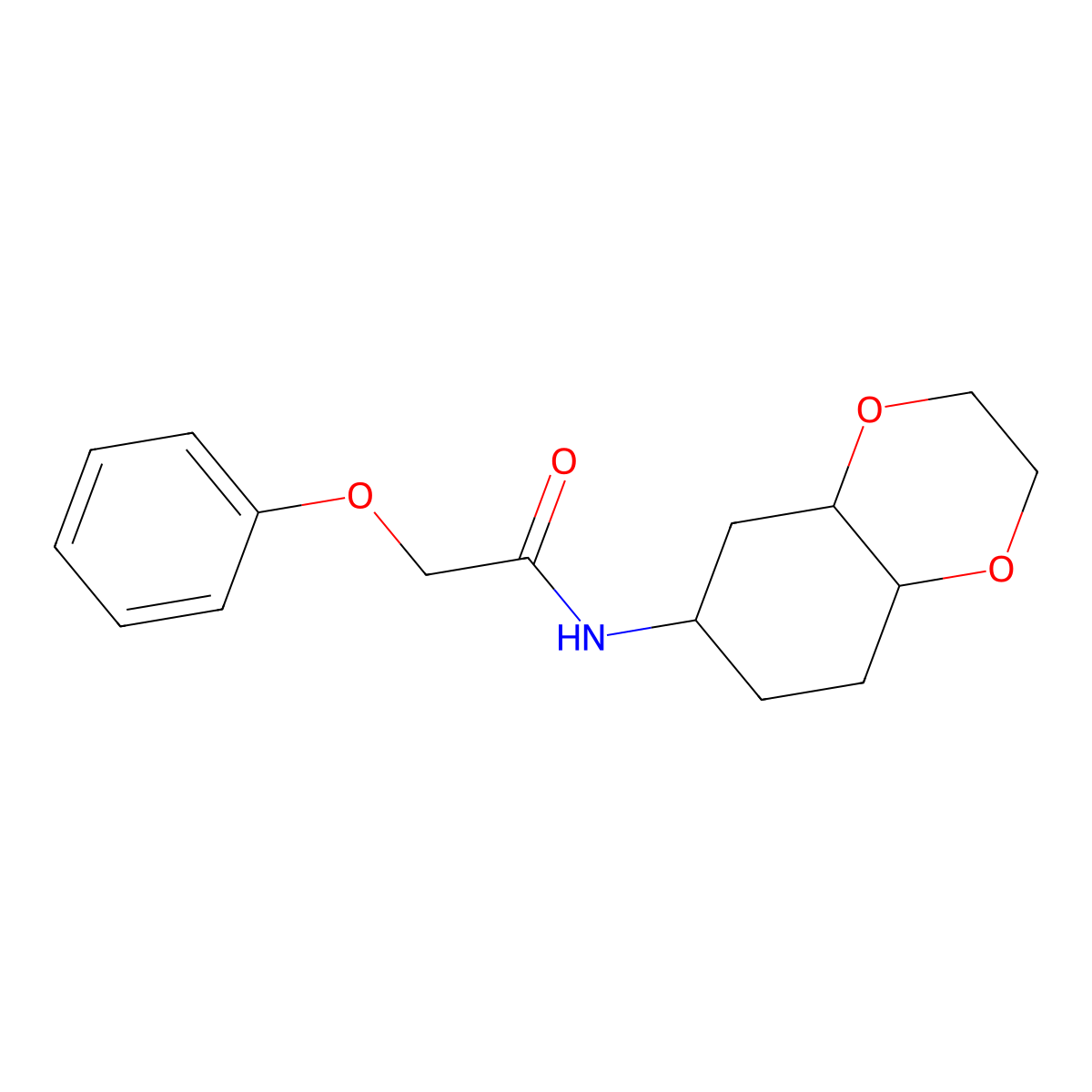 N-(octahydrobenzo[b][1,4]dioxin-6-yl)-2-phenoxyacetamide molecular structure, CAS 1902908-52-4
