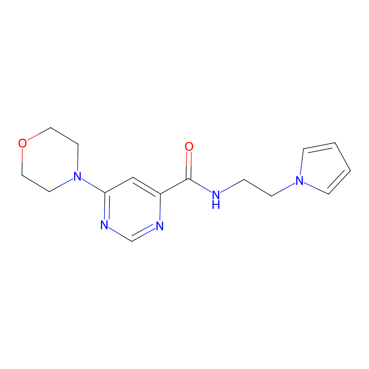 N-(2-(1H-pyrrol-1-yl)ethyl)-6-morpholinopyrimidine-4-carboxamide molecular structure, CAS 1903023-47-1