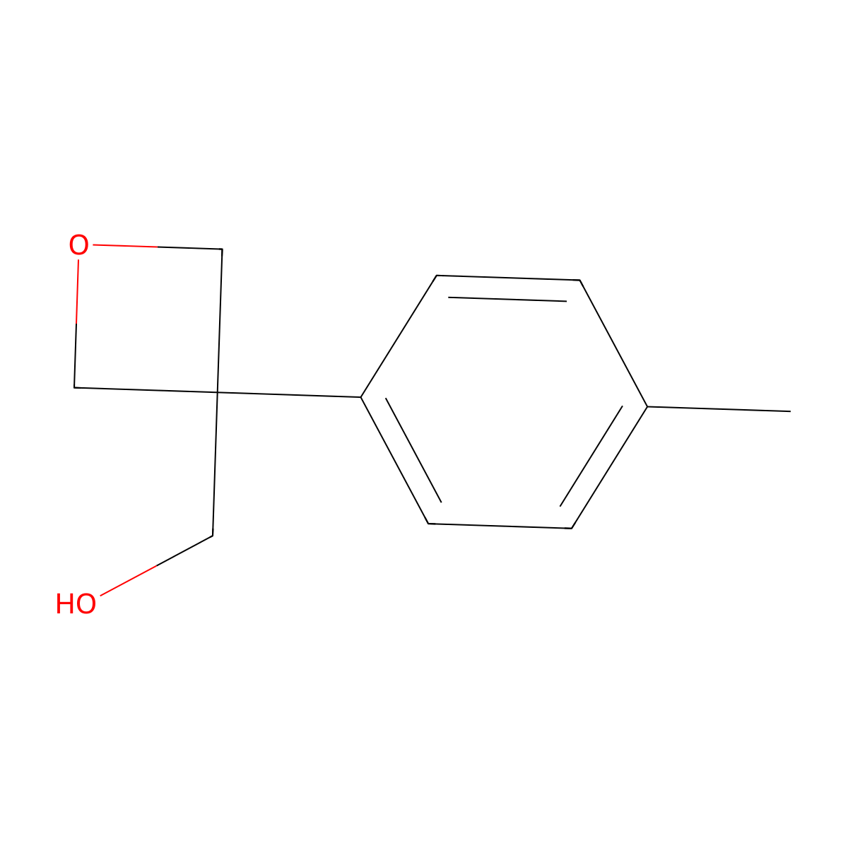 [3-(4-Methylphenyl)oxetan-3-yl]methanol molecular structure, CAS 1903050-29-2