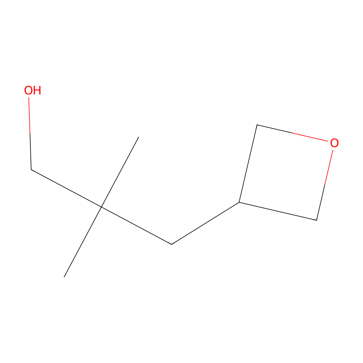 2,2-Dimethyl-3-(oxetan-3-yl)-1-propanol molecular structure, CAS 1903053-36-0