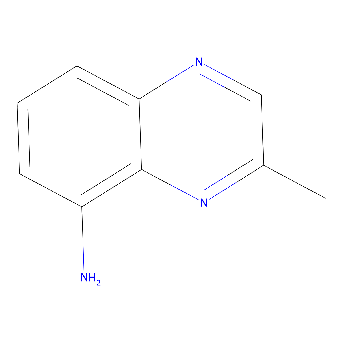 3-Methyl-5-quinoxalinamine molecular structure, CAS 19031-43-7