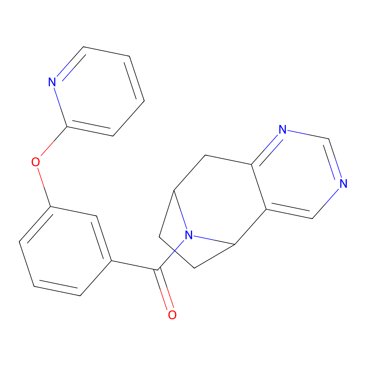 12-[3-(Pyridin-2-yloxy)benzoyl]-4,6,12-triazatricyclo[7.2.1.0^{2,7}]dodeca-2(7),3,5-triene molecular structure, CAS 1903108-96-2