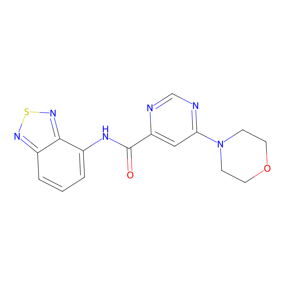 N-(benzo[c][1,2,5]thiadiazol-4-yl)-6-morpholinopyrimidine-4-carboxamide molecular structure, CAS 1903139-74-1