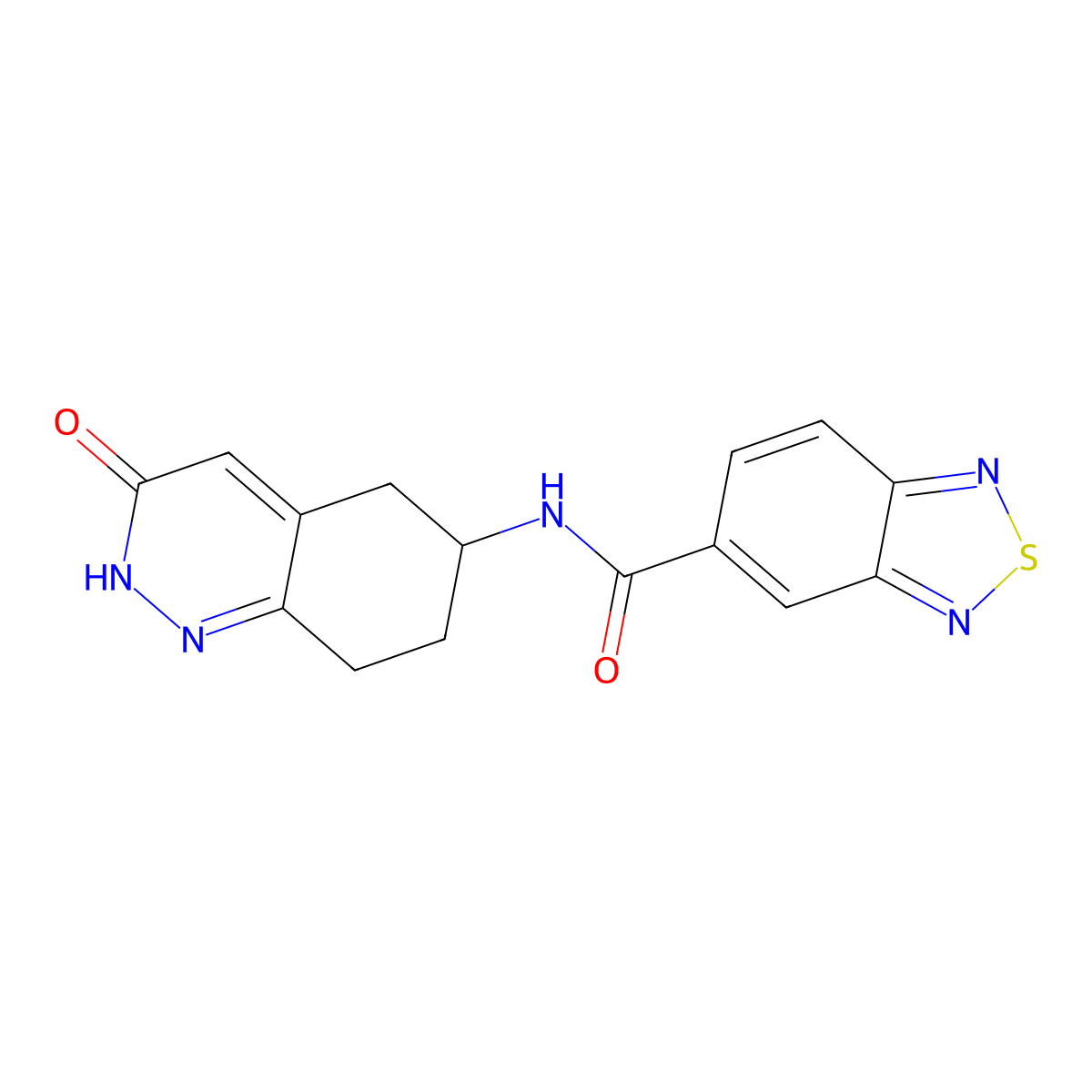 N-(3-oxo-2,3,5,6,7,8-hexahydrocinnolin-6-yl)benzo[c][1,2,5]thiadiazole-5-carboxamide molecular structure, CAS 1903152-41-9