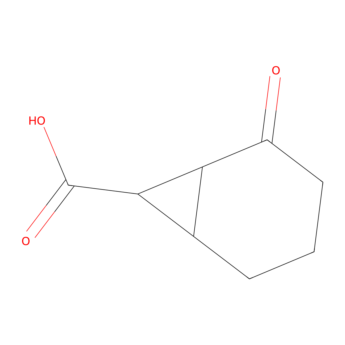 rac-(1R,6S,7R)-2-oxobicyclo[4.1.0]heptane-7-carboxylic acid molecular structure, CAS 1903172-74-6