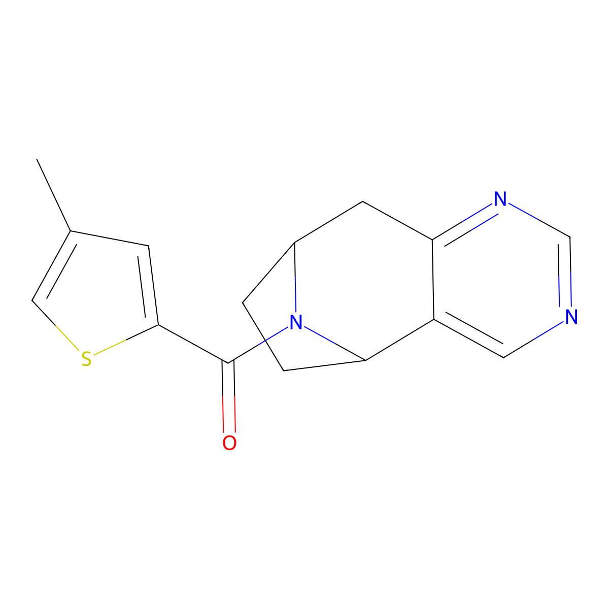 12-(4-Methylthiophene-2-carbonyl)-4,6,12-triazatricyclo[7.2.1.0^{2,7}]dodeca-2(7),3,5-triene molecular structure, CAS 1903217-54-8
