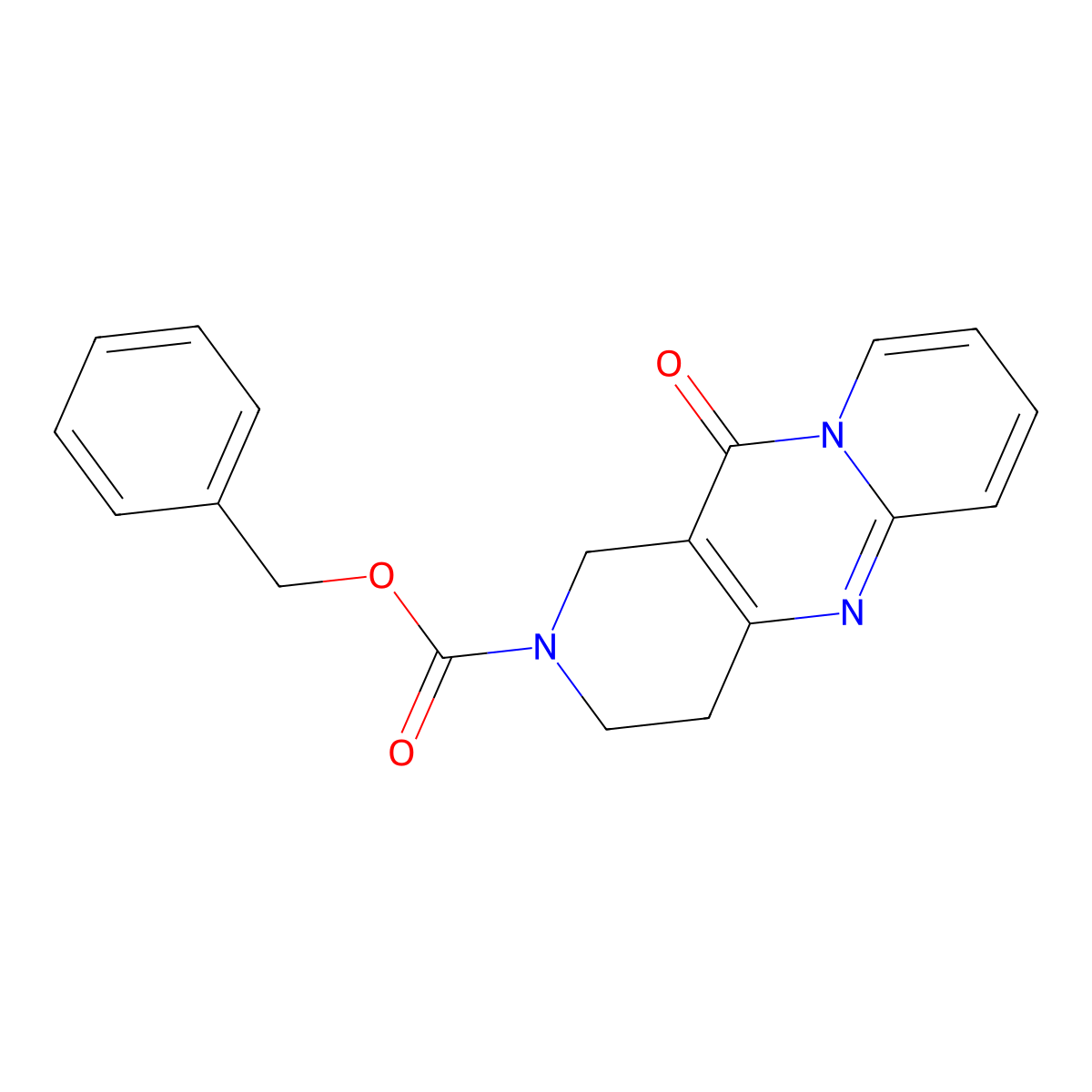 Benzyl 2-oxo-1,5,9-triazatricyclo[8.4.0.0^{3,8}]tetradeca-3(8),9,11,13-tetraene-5-carboxylate molecular structure, CAS 1903237-59-1