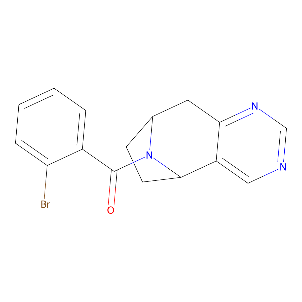 (2-bromophenyl)((5R,8S)-6,7,8,9-tetrahydro-5H-5,8-epiminocyclohepta[d]pyrimidin-10-yl)methanone molecular structure, CAS 1903291-25-7