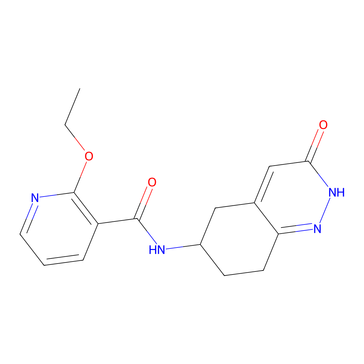 2-ethoxy-N-(3-oxo-2,3,5,6,7,8-hexahydrocinnolin-6-yl)nicotinamide molecular structure, CAS 1903306-27-3