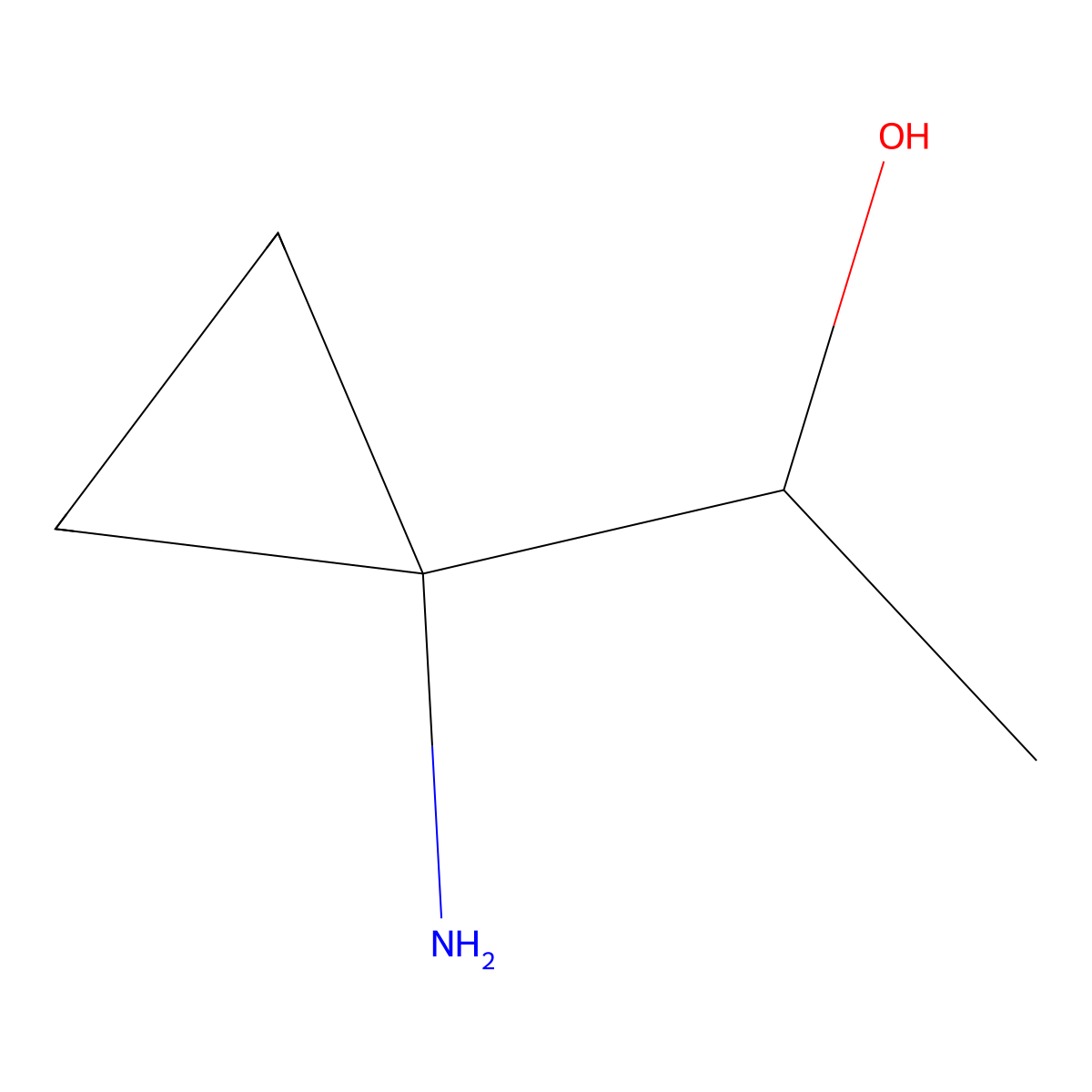1-(1-Aminocyclopropyl)ethan-1-ol molecular structure, CAS 1903318-44-4