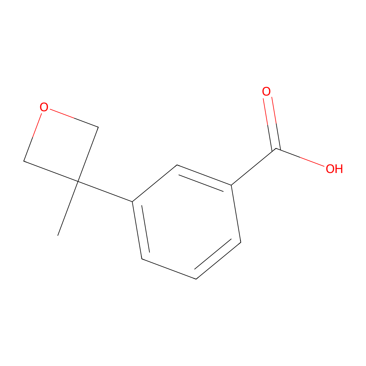 3-(3-Methyloxetan-3-yl)benzoic acid molecular structure, CAS 1903335-79-4