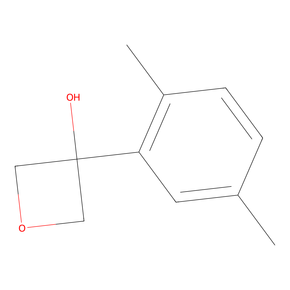 3-(2,5-Dimethylphenyl)-3-oxetanol molecular structure, CAS 1903401-72-8