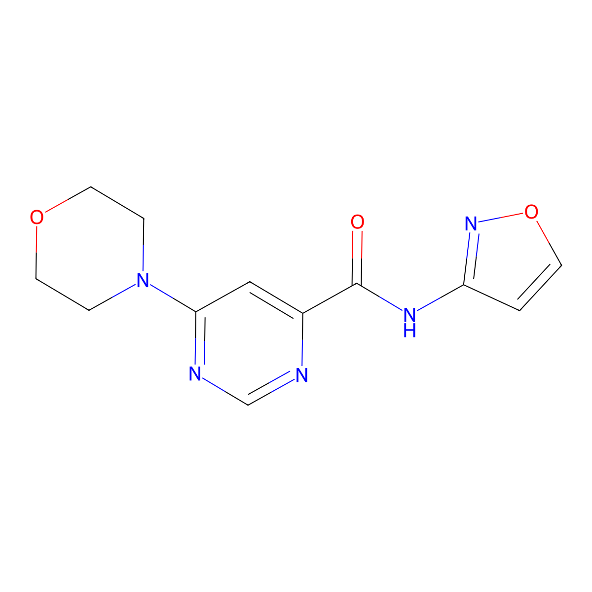 N-(isoxazol-3-yl)-6-morpholinopyrimidine-4-carboxamide molecular structure, CAS 1903514-69-1