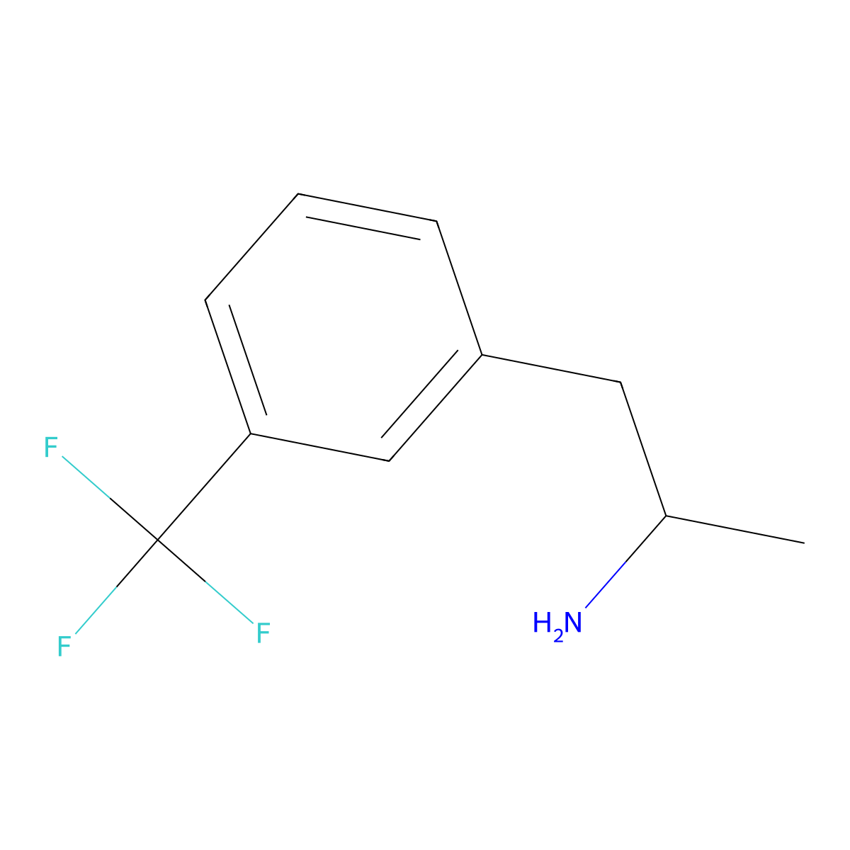 (S)-Norfenfluramine molecular structure, CAS 19036-73-8