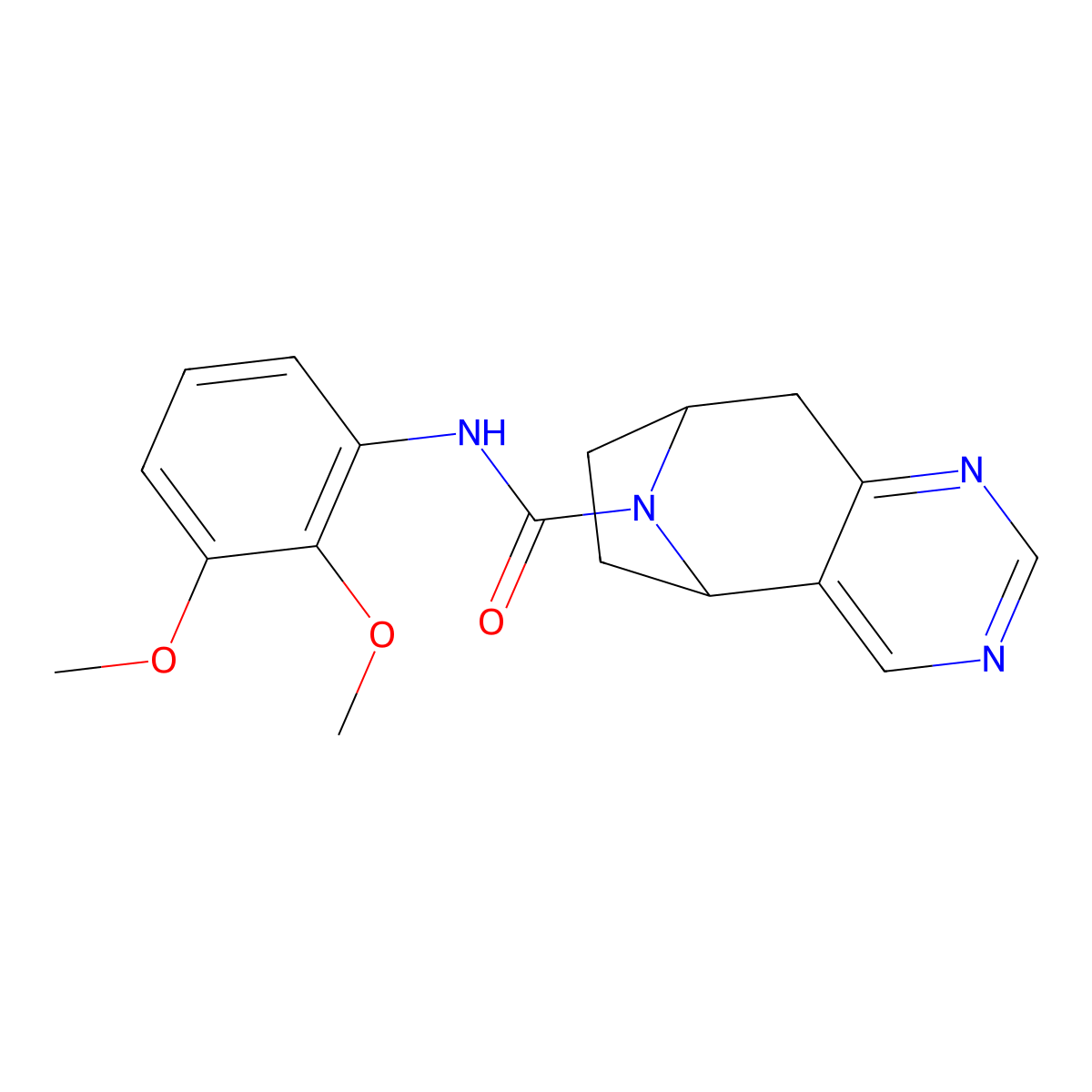 N-(2,3-dimethoxyphenyl)-4,6,12-triazatricyclo[7.2.1.0^{2,7}]dodeca-2(7),3,5-triene-12-carboxamide molecular structure, CAS 1903609-61-9