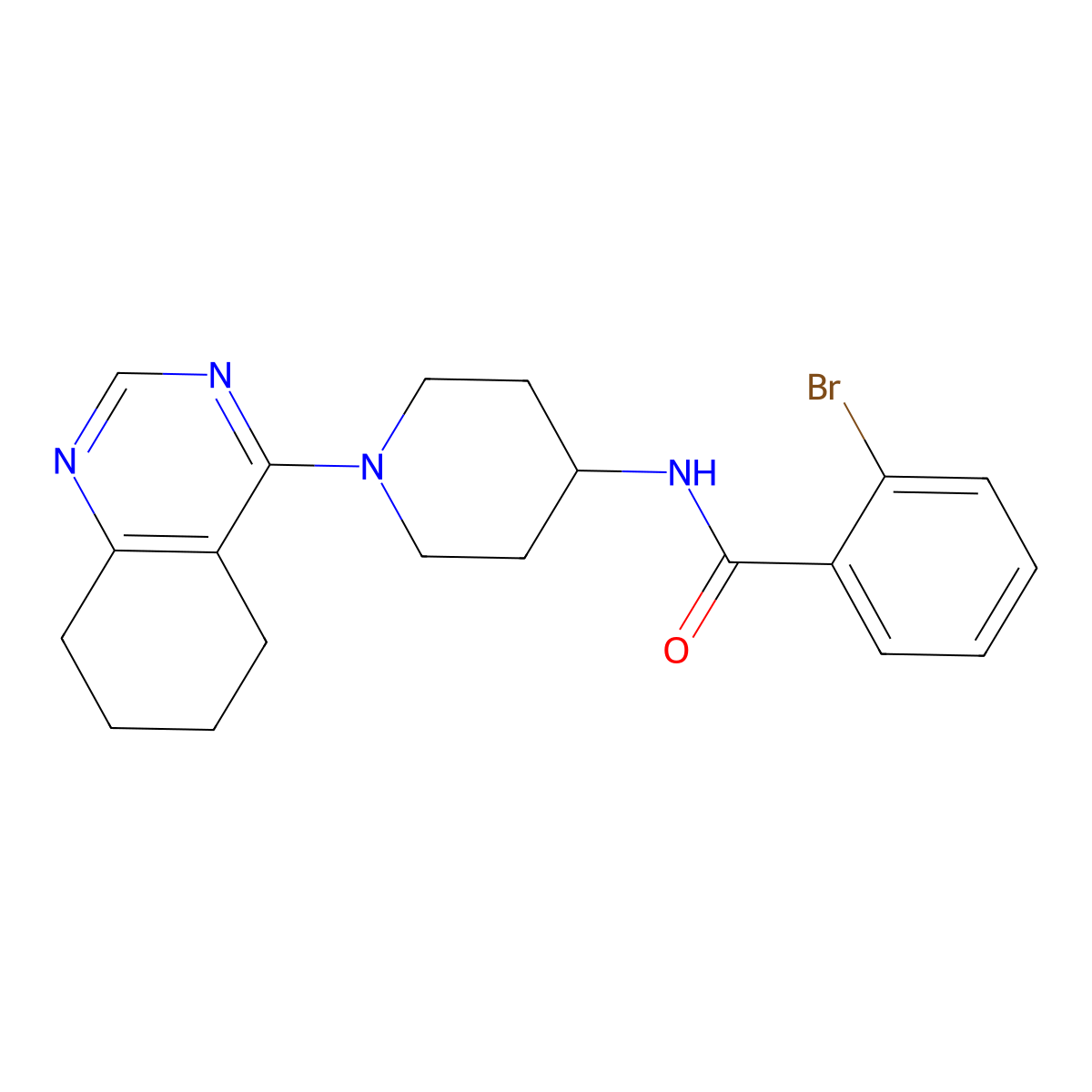 2-bromo-N-[1-(5,6,7,8-tetrahydroquinazolin-4-yl)piperidin-4-yl]benzamide molecular structure, CAS 1903629-64-0