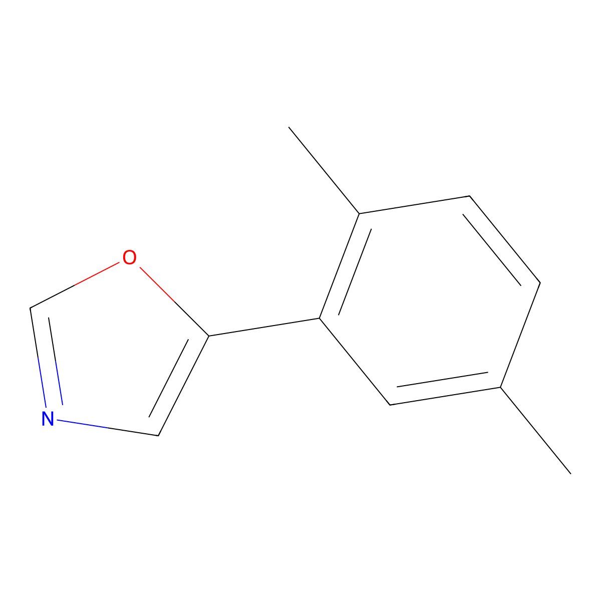 5-(2,5-Dimethylphenyl)oxazole molecular structure, CAS 1903694-28-9