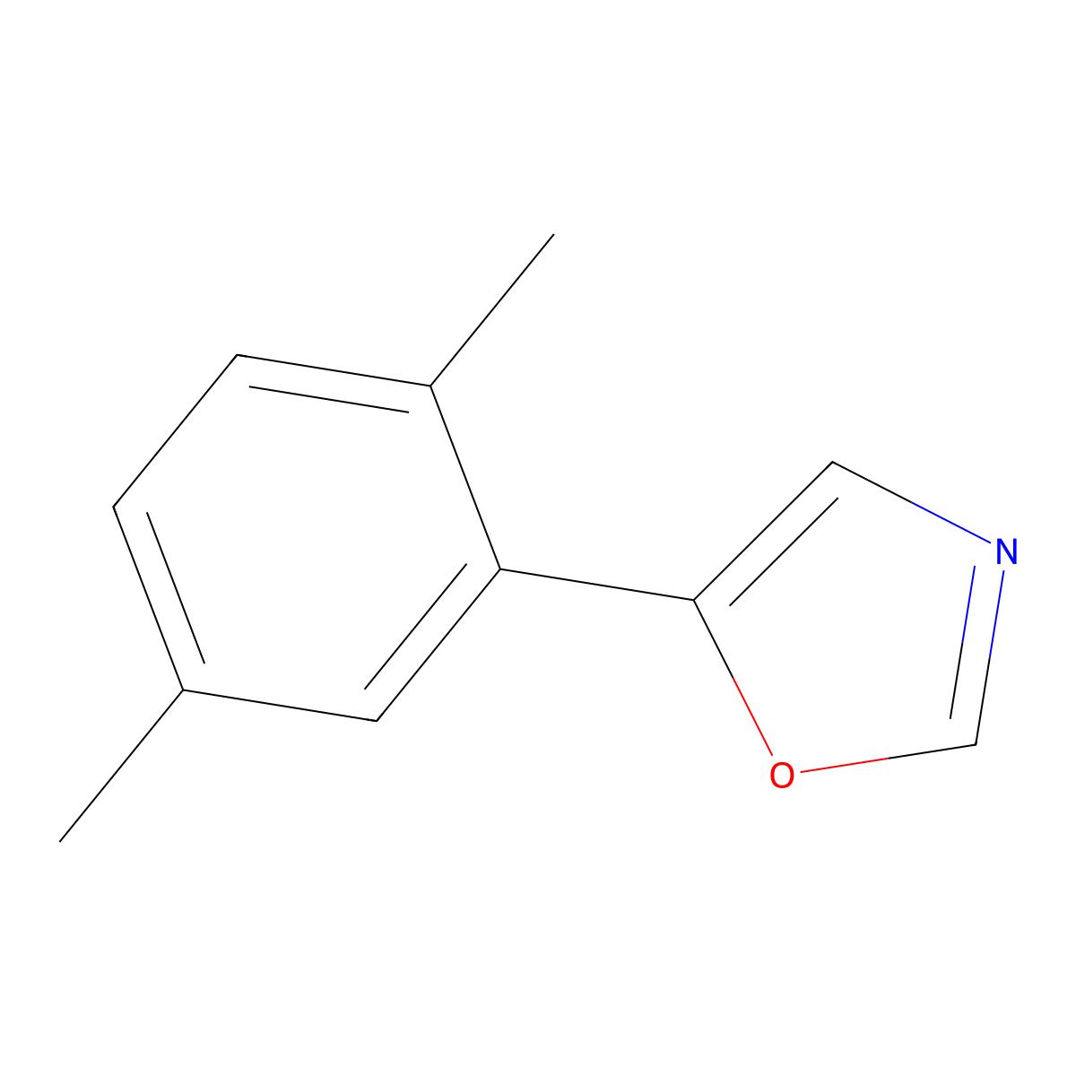 5-(2,5-Dimethylphenyl)oxazole molecular structure, CAS 1903694-28-9