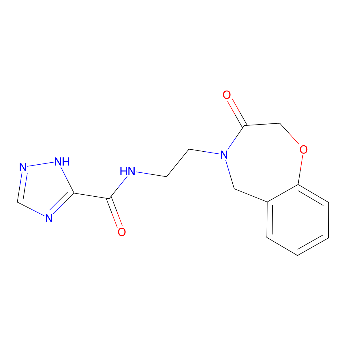 N-(2-(3-oxo-2,3-dihydrobenzo[f][1,4]oxazepin-4(5H)-yl)ethyl)-1H-1,2,4-triazole-5-carboxamide molecular structure, CAS 1903770-04-6