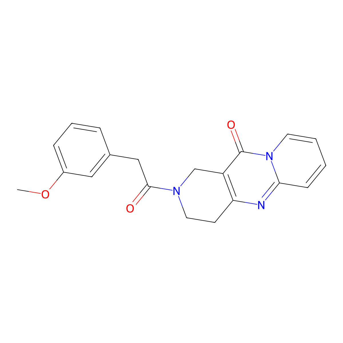 5-[2-(3-Methoxyphenyl)acetyl]-1,5,9-triazatricyclo[8.4.0.0^{3,8}]tetradeca-3(8),9,11,13-tetraen-2-one molecular structure, CAS 1903771-81-2