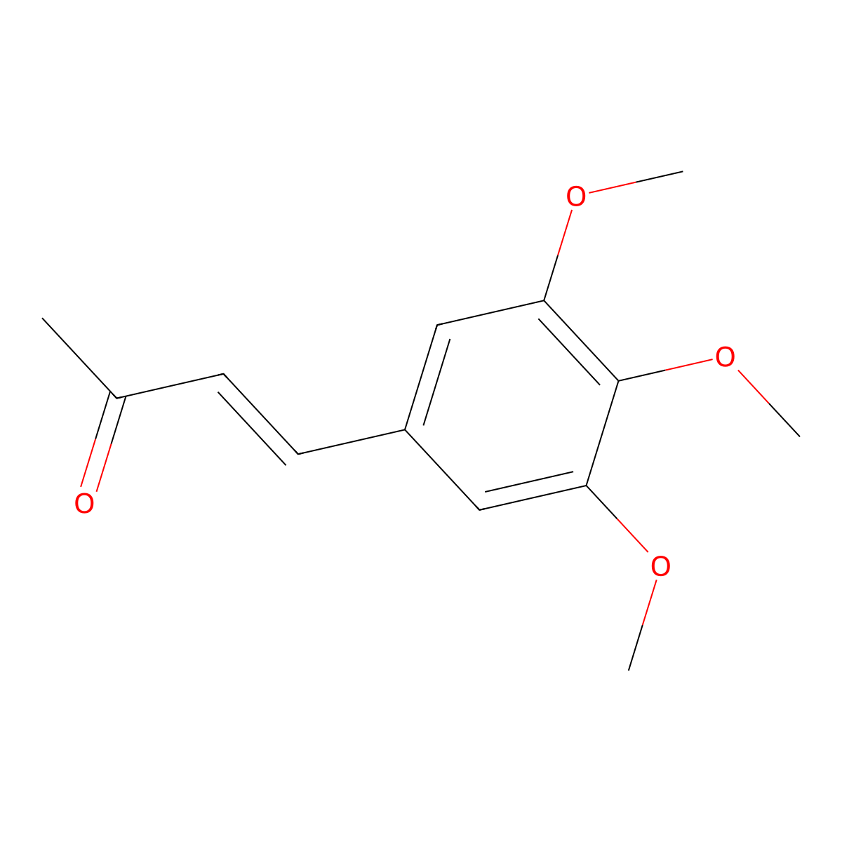 (E)-4-(3,4,5-trimethoxyphenyl)but-3-en-2-one molecular structure, CAS 19039-94-2
