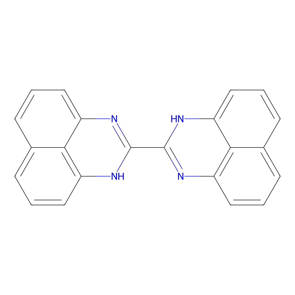 1H,1'H-2,2'-biperimidine molecular structure, CAS 1904-61-6