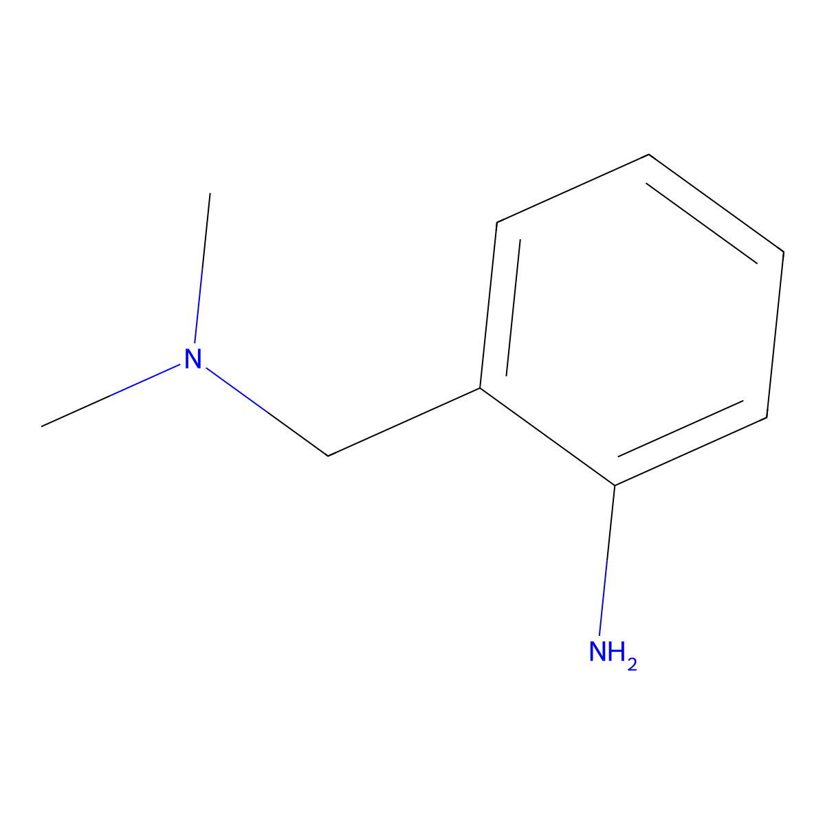 2-((Dimethylamino)methyl)aniline molecular structure, CAS 1904-62-7