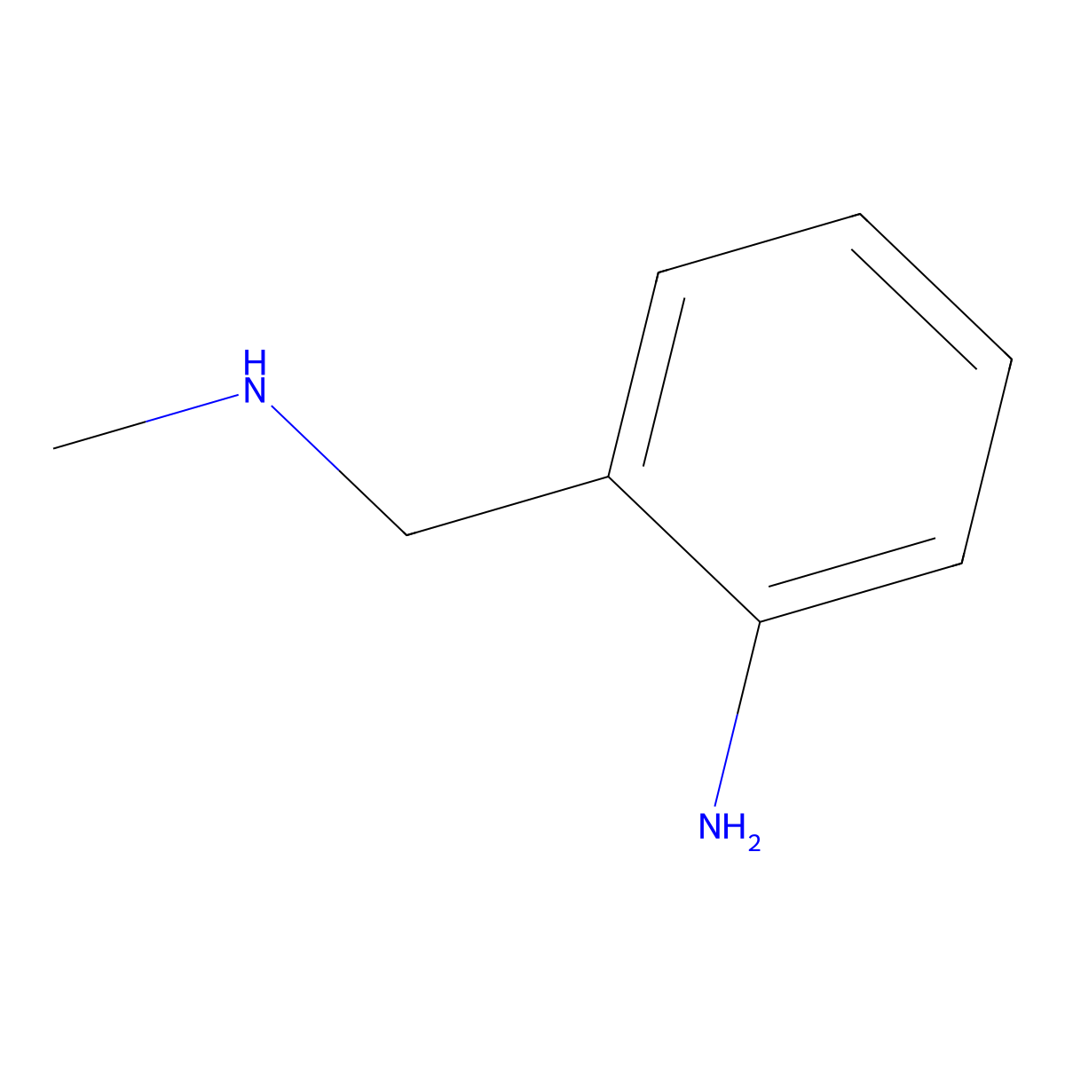 2-[(Methylamino)methyl]aniline molecular structure, CAS 1904-69-4