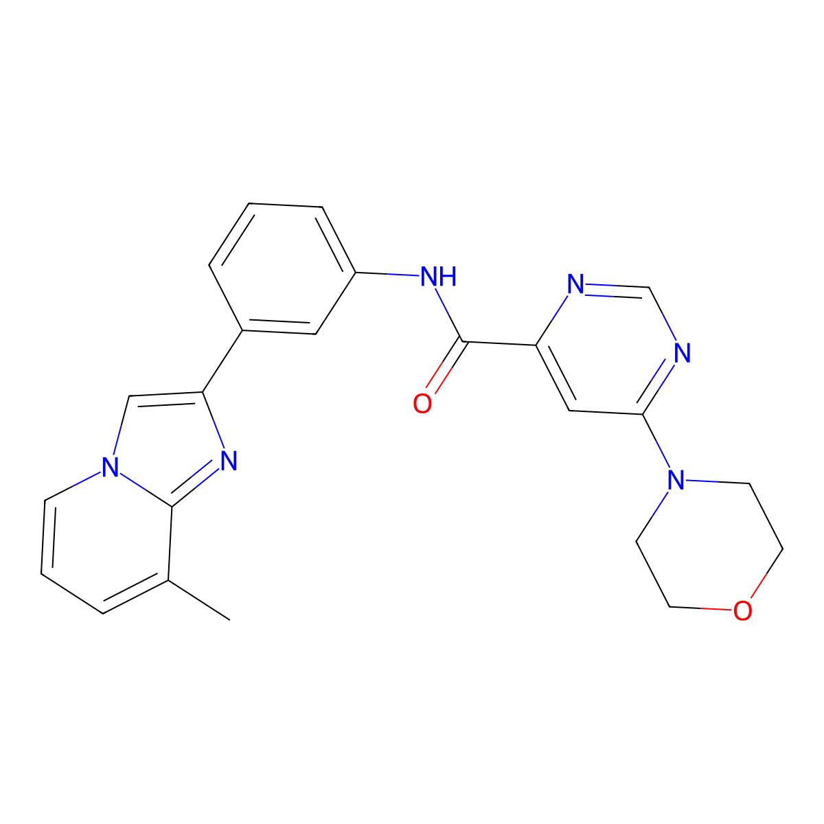 N-(3-(8-methylimidazo[1,2-a]pyridin-2-yl)phenyl)-6-morpholinopyrimidine-4-carboxamide molecular structure, CAS 1904063-96-2