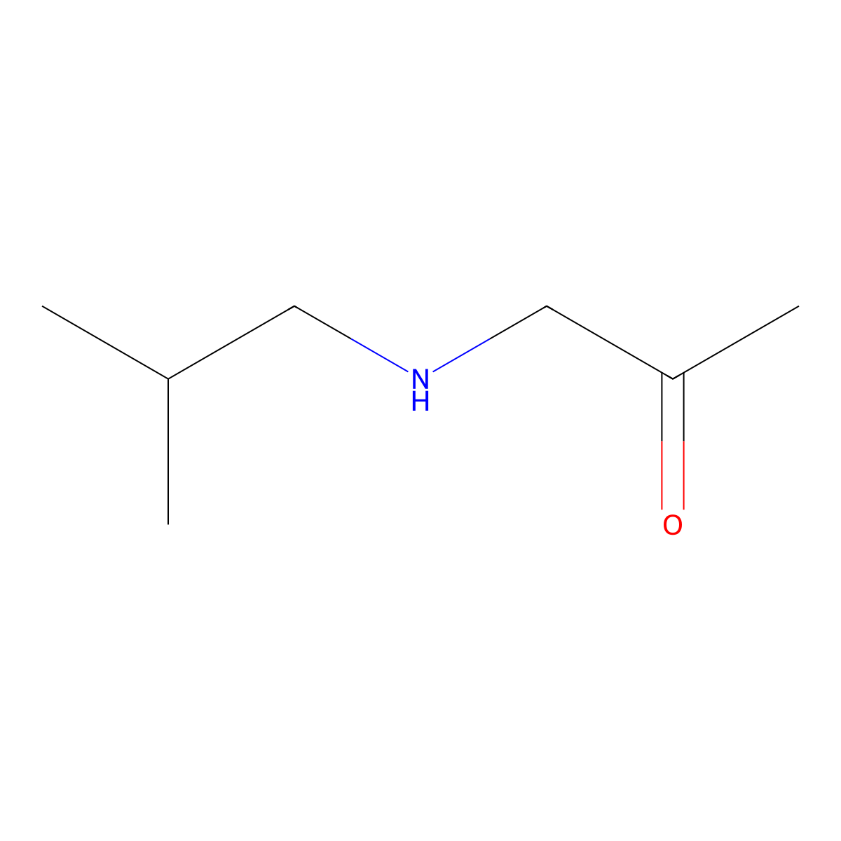 1-[(2-Methylpropyl)amino]propan-2-one molecular structure, CAS 1904151-66-1