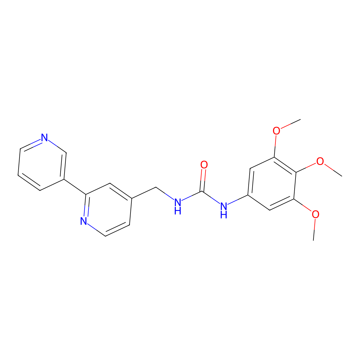 1-({[2,3'-Bipyridine]-4-yl}methyl)-3-(3,4,5-trimethoxyphenyl)urea molecular structure, CAS 1904179-37-8