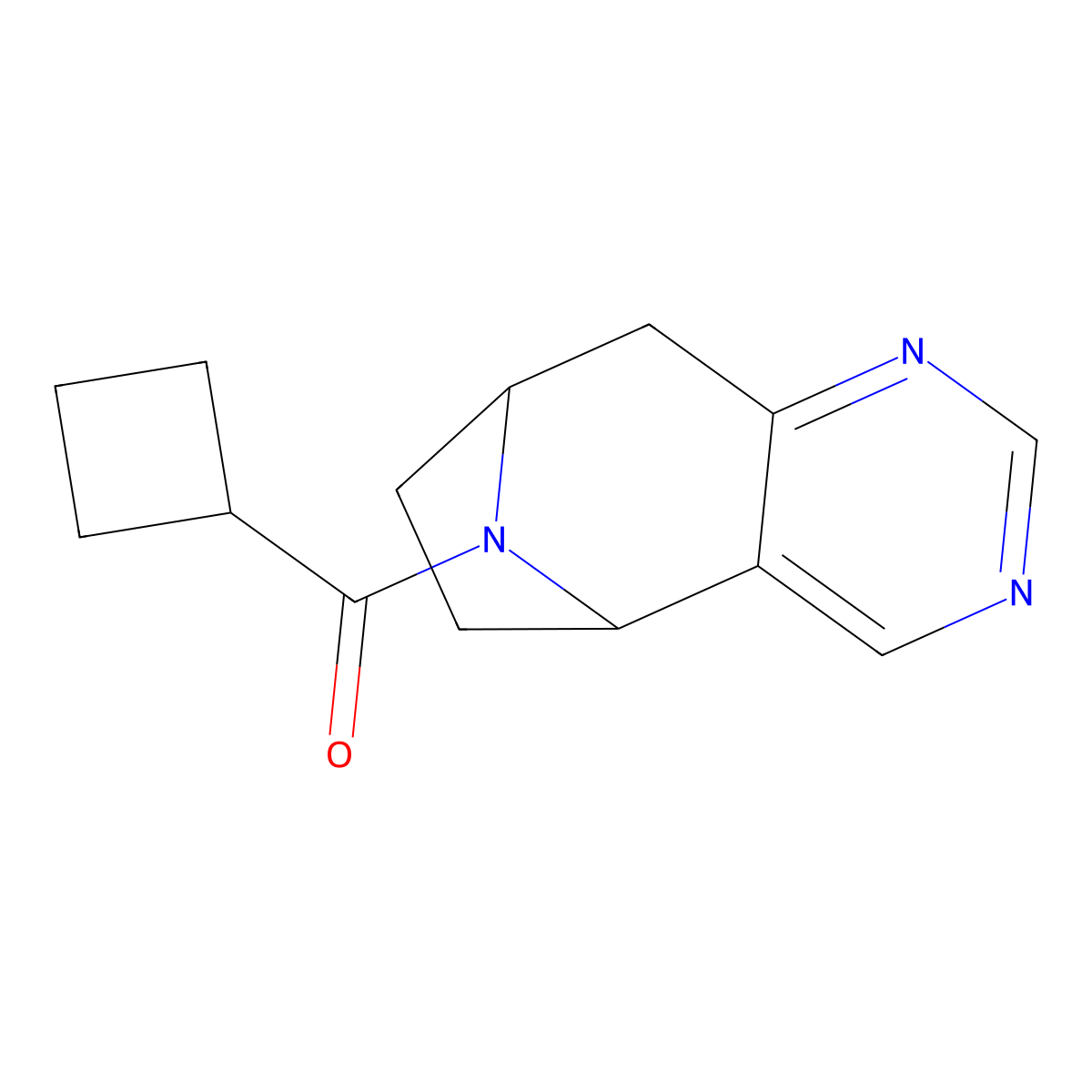 12-Cyclobutanecarbonyl-4,6,12-triazatricyclo[7.2.1.0^{2,7}]dodeca-2(7),3,5-triene molecular structure, CAS 1904182-77-9