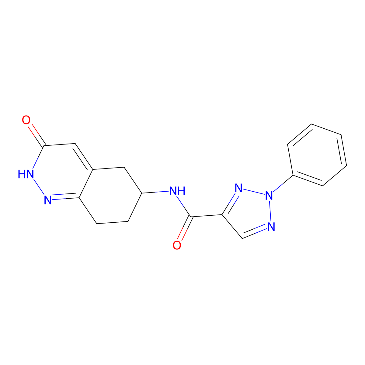 N-(3-oxo-2,3,5,6,7,8-hexahydrocinnolin-6-yl)-2-phenyl-2H-1,2,3-triazole-4-carboxamide molecular structure, CAS 1904184-02-6