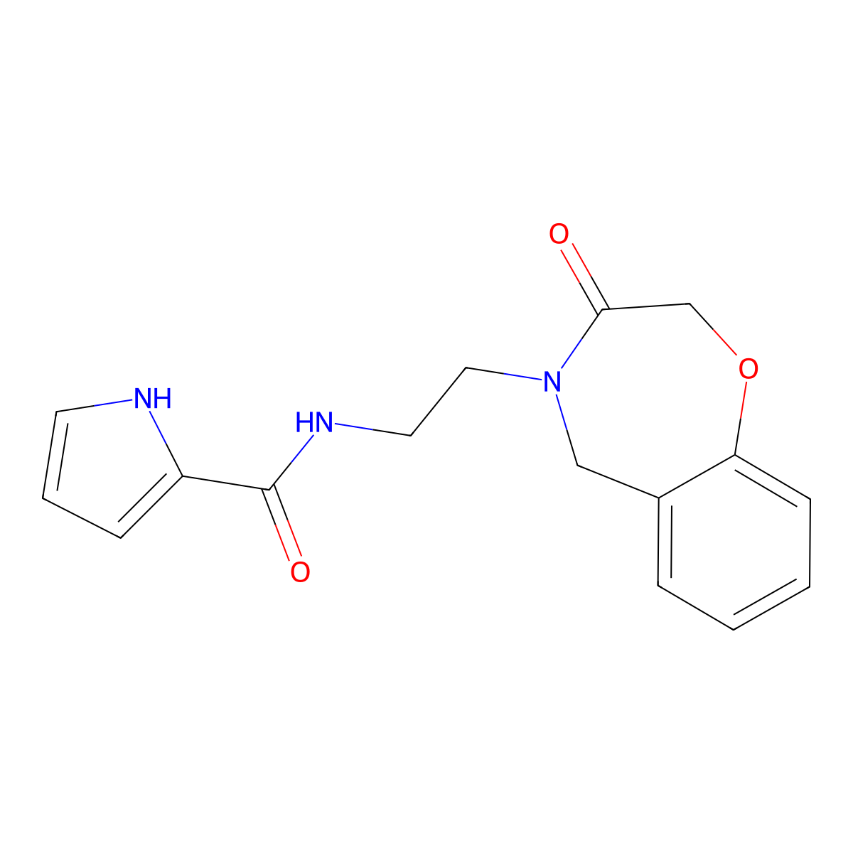 N-(2-(3-oxo-2,3-dihydrobenzo[f][1,4]oxazepin-4(5H)-yl)ethyl)-1H-pyrrole-2-carboxamide molecular structure, CAS 1904198-85-1