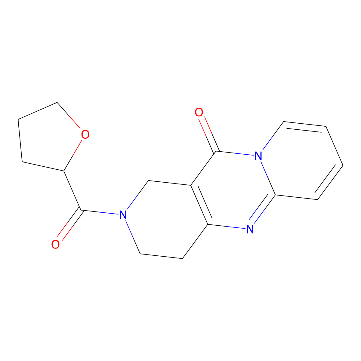 5-(Oxolane-2-carbonyl)-1,5,9-triazatricyclo[8.4.0.0^{3,8}]tetradeca-3(8),9,11,13-tetraen-2-one molecular structure, CAS 1904221-44-8