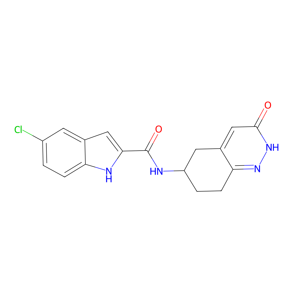 5-chloro-N-(3-oxo-2,3,5,6,7,8-hexahydrocinnolin-6-yl)-1H-indole-2-carboxamide molecular structure, CAS 1904305-48-1