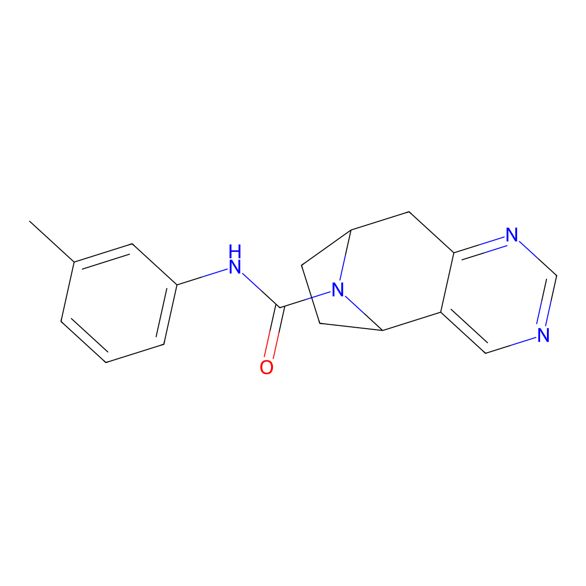 N-(3-methylphenyl)-4,6,12-triazatricyclo[7.2.1.0^{2,7}]dodeca-2(7),3,5-triene-12-carboxamide molecular structure, CAS 1904312-17-9