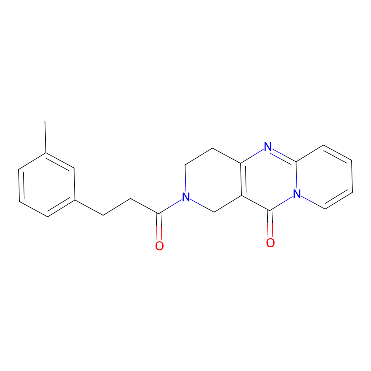 5-[3-(3-Methylphenyl)propanoyl]-1,5,9-triazatricyclo[8.4.0.0^{3,8}]tetradeca-3(8),9,11,13-tetraen-2-one molecular structure, CAS 1904369-16-9